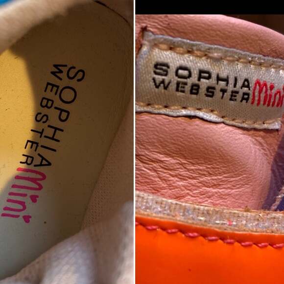 Sophia Webster Mini $250 Leather Sneaker US 11 EU 28 - Picture 10 of 12